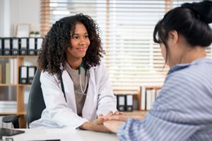 Doctor discussing substance recovery strategies with patient