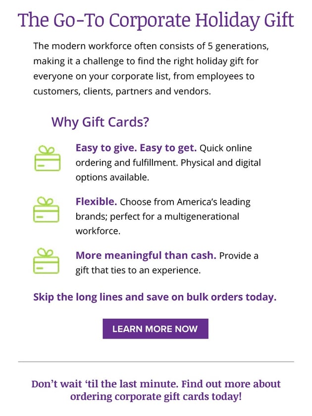 The Go-To Corporate Holiday Gift
