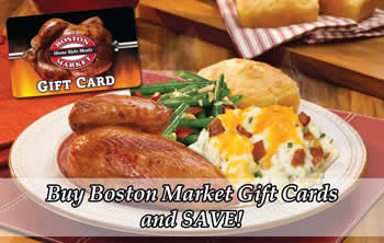 buy boston market gift cards and save