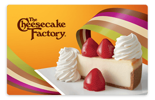 The Cheesecake Factory gift card