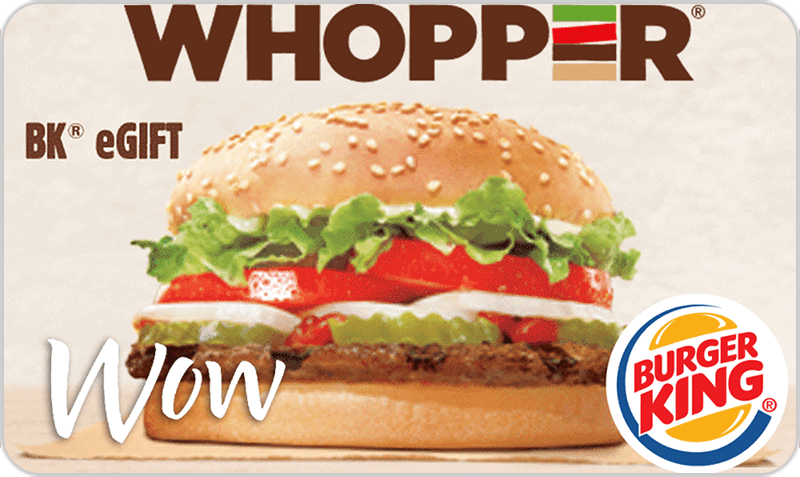 Burger King Gift Card