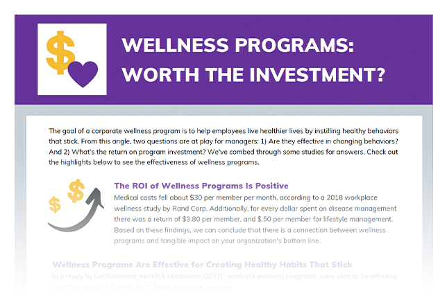 Workplace Wellness Programs: Are They Worth the Investment? [Infographic]