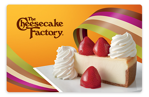 The Cheesecake Factory gift card