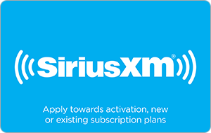 SiriusXM Gift Card