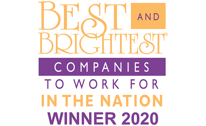 Best and Brightest Companies to Work For in the Nation Winner 2020 logo